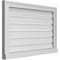 Ekena Millwork Vertical Surface Mount PVC Gable Vent: Functional, w/ 2"W x 2"P Brickmould Sill Frame, 30"W x 20"H GVPVE30X2003SF - alternate 2